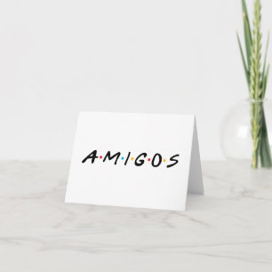 Cartão De Agradecimento Amigos