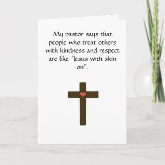 Cartão De Agradecimento Amizade