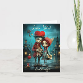 Cartão De Agradecimento Amo-Te