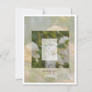 Cartão De Agradecimento Amo-Te