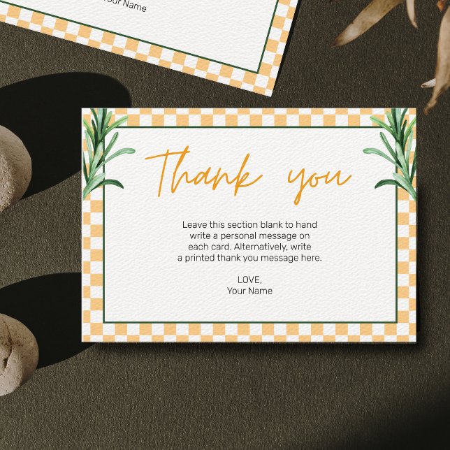 Cartão De Agradecimento Amor à Primeira Spritz Chá de Panela de Noiva Lara (Criador carregado)