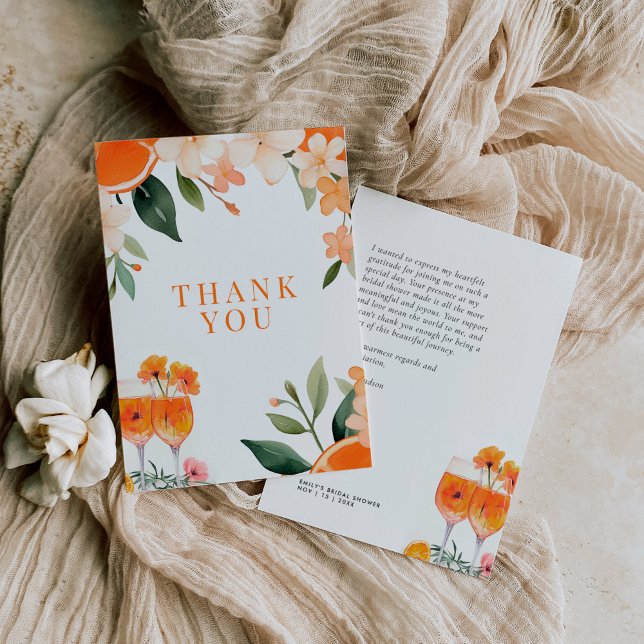 Cartão De Agradecimento Amor à Primeira Taça Modern Churrasco de Noiva (Criador carregado)