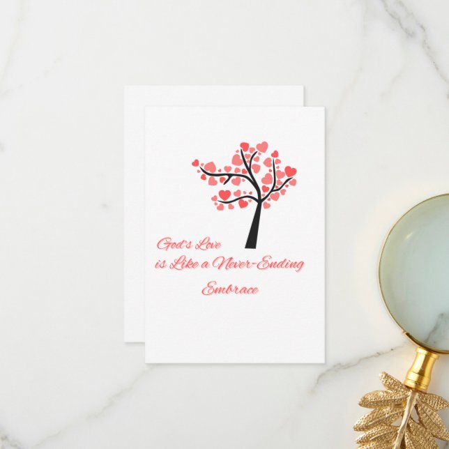 Cartão De Agradecimento Amor de Deus (Frente/Verso In Situ)