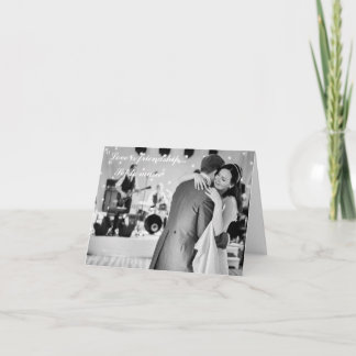 Cartão De Agradecimento Amor é amizade para música