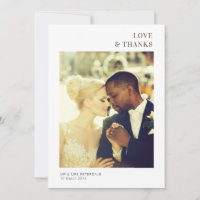 AMOR E OBRIGADOS | obrigado de casamento você cart