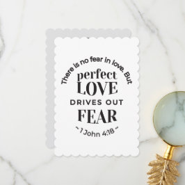 Cartão De Agradecimento Amor Eterno - 1 Arte de Citação das Escrituras Joh