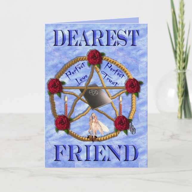 Cartão De Agradecimento Amor perfeito (Frente)