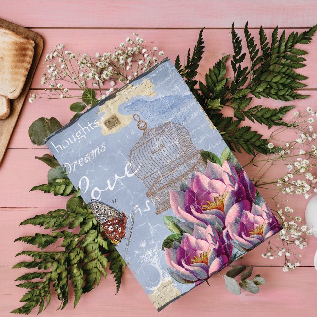 Cartão De Agradecimento Amor vitoriano pensa sonhar gaiola de pássaros (Criador carregado)