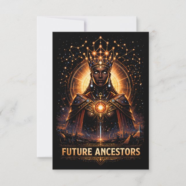 Cartão De Agradecimento Ancestrais Futuros (Frente)
