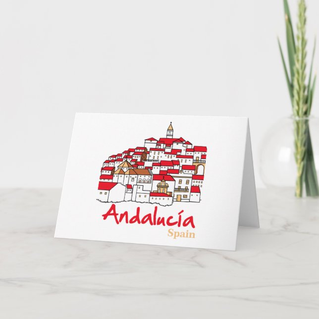 Cartão De Agradecimento Andalucia 2 (Frente)