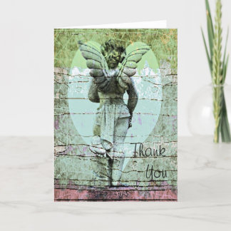 Cartão De Agradecimento Angel Holy Cross Thank You Card