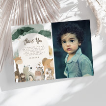 Animais de Aquarela Festa Foto Festa de Aniversári