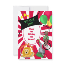 Animais de Circo Selvagem Vintage Cores Primárias