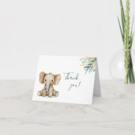 Cartão De Agradecimento Animais Selvagens Selvagens Selvagens Cutes