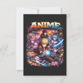 Cartão De Agradecimento Anime Legends