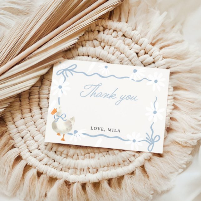 Cartão De Agradecimento Aniversário da Coquete do Bobo Azul (Criador carregado)