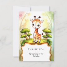 Aniversário da Pequena Girafa Caprichosa