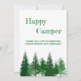 Cartão De Agradecimento Aniversário das Árvores da Madeira