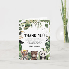 Cartão De Agradecimento Aniversário de 1 ano do Wild One | Coroa do Rei da