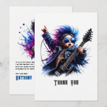 Aniversário de Bebê Estrela do Rock