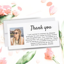 Aniversário de Foto Simples