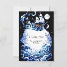 Aniversário de Pirata de Aventura Editável Simples