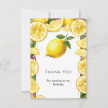 Aniversário Mágico de Limão Personalizado