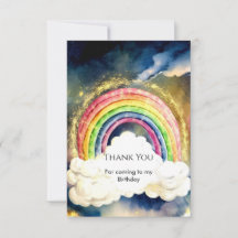 Aniversário Mágico Simples Arco-íris