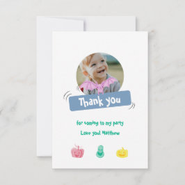 Cartão De Agradecimento Aniversário no Dia das Bruxas. Personalizado