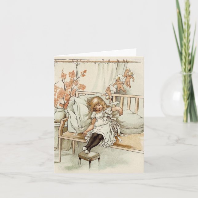 Cartão De Agradecimento Anjo de Nápoles e Cherubs (Frente)