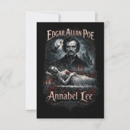 Cartão De Agradecimento Annabel Lee
