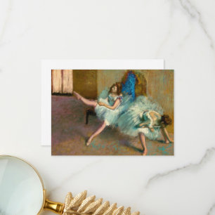 Cartão De Agradecimento Antes do Balé de Edgar Degas