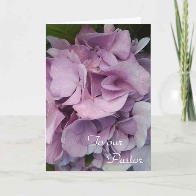 Cartão De Agradecimento Ao Nosso Pastor (Frente)