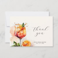 Aperol Spritz Aquarela Chá de Noiva 