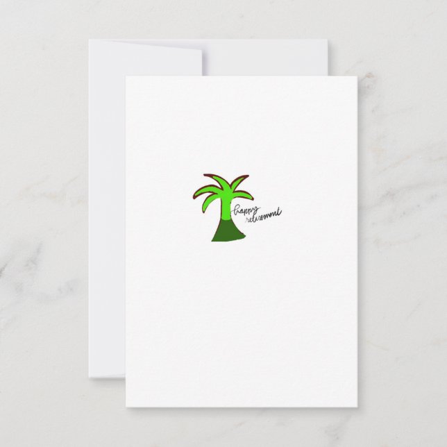 Cartão De Agradecimento Aposentação! (Frente)