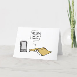 Cartão De Agradecimento Aposto que você não pode fazer a divisão