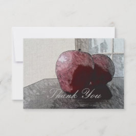 Cartão de Agradecimento Apple Art