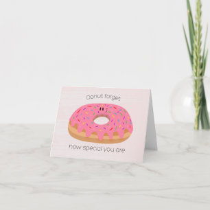 Cartão De Agradecimento Apreciação de Donut