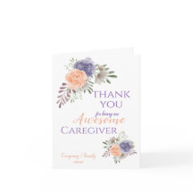 Apreciação Incrível de Cuidadores Floral