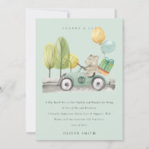 Aqua verde-branca qualquer Ursinho de Festa de ani