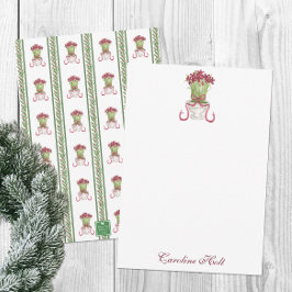 Cartão De Agradecimento Aquarela Borgonha Personalizada