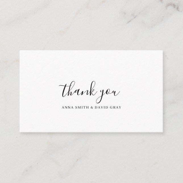 Cartão de Agradecimento Aquarela de Floresta Monta (Frente)