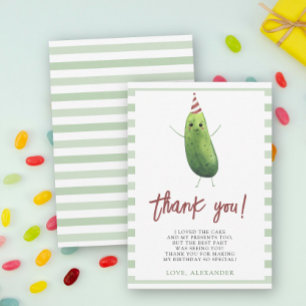 Cartão De Agradecimento Aquarela Grande Dill Festa de Um Aninho