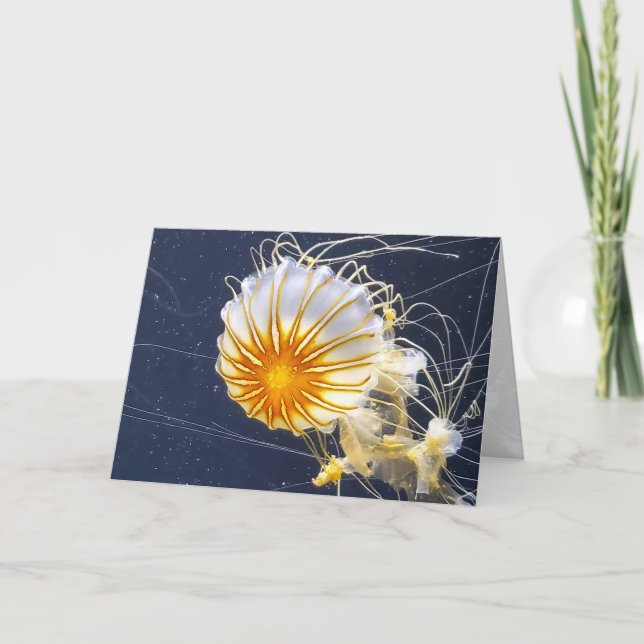 Cartão De Agradecimento Aquário de águas-vivas - Sealife de todas as ocasi (Frente)