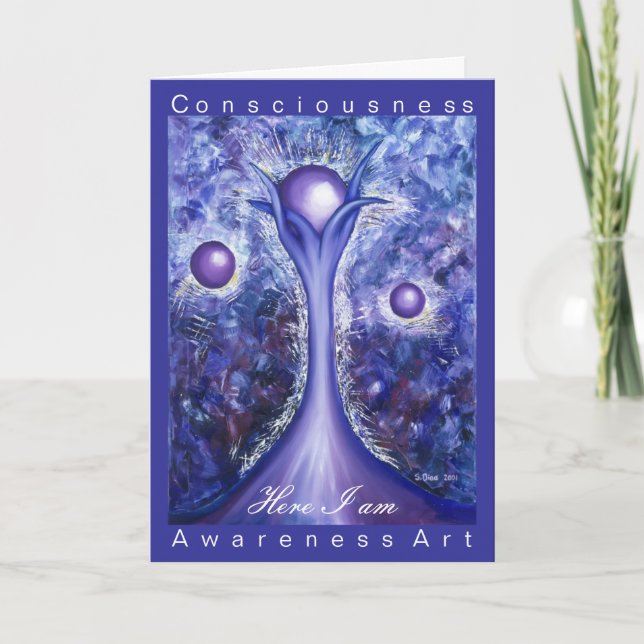 Cartão De Agradecimento Aqui estou eu (Frente)