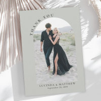 Arch Modern Boho Casamento Obrigado