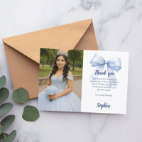 Arco de fotos da Quinceanera, branco azul