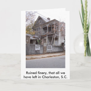 Cartão De Agradecimento Arruinada, ferraria arruinada, que tudo que temos.