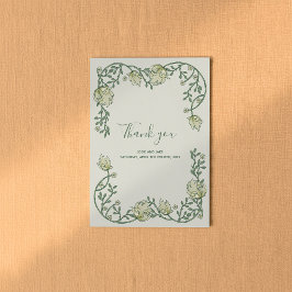 Cartão De Agradecimento Art Nouveau — obrigado de quadro bonito