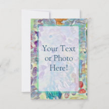 Arte abstrata de texto ou foto personalizado